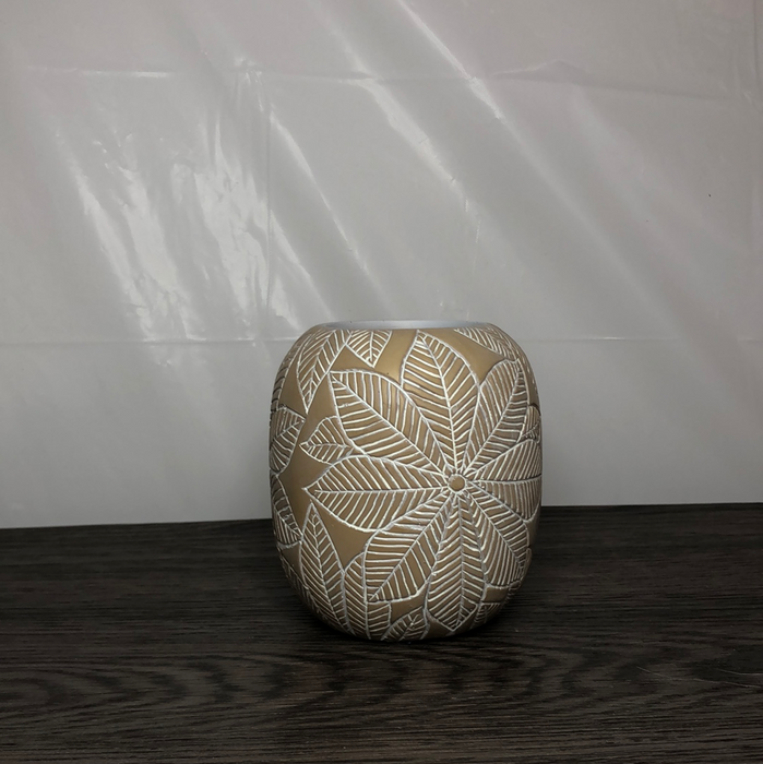 Mini Resin Vase - Taupe - Md